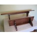 Handcrafted Set of Oak Wall Shelves (22" & 32")   321270225878